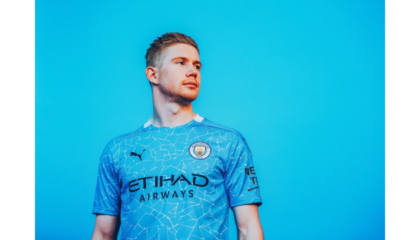 Kevin De Bruyne Kit Launch Photograph, Signed and Framed 