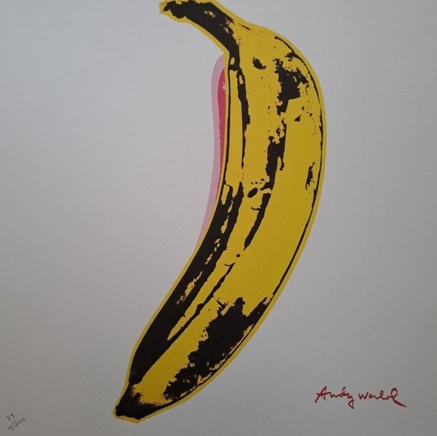 "Banana" Lithograph Signed by Andy Warhol