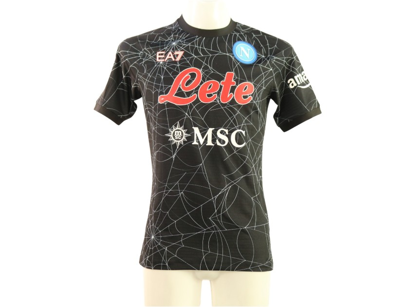 Mertens' Napoli Signed Match-Issued Shirt, 2021/22 - Halloween