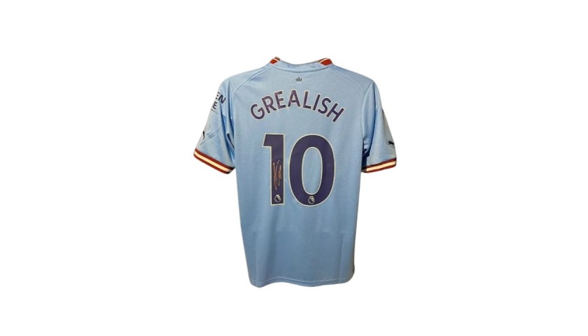 2020-21 Manchester City Jack Grealish White Third Replica Jersey