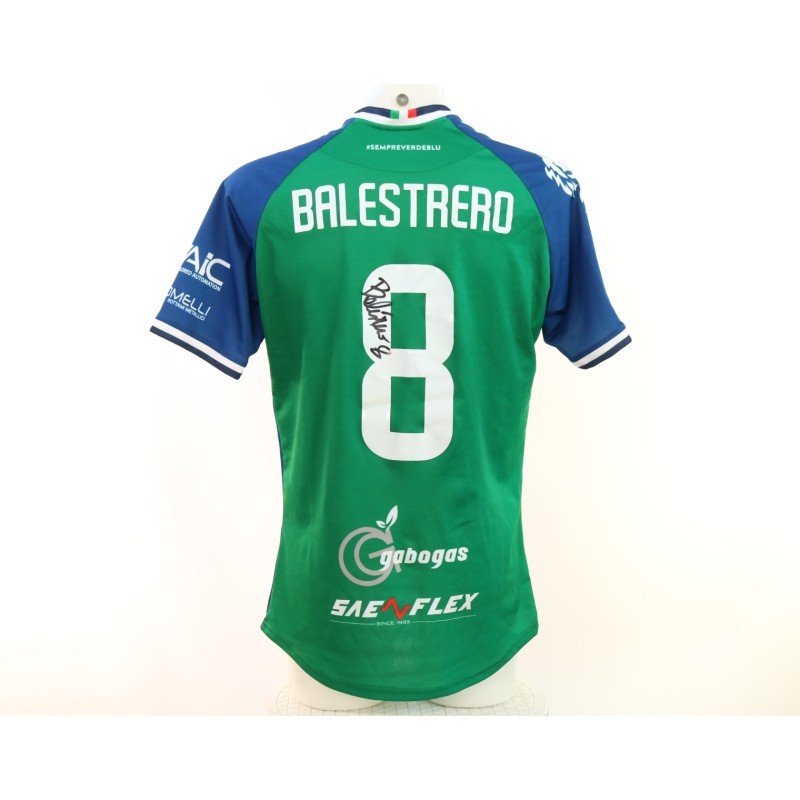 Balestrero's Feralpisalò vs Renate Signed Unwashed Shirt, 2024