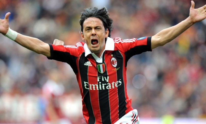 Inzaghi's Official Milan Signed Shirt, 2012/13