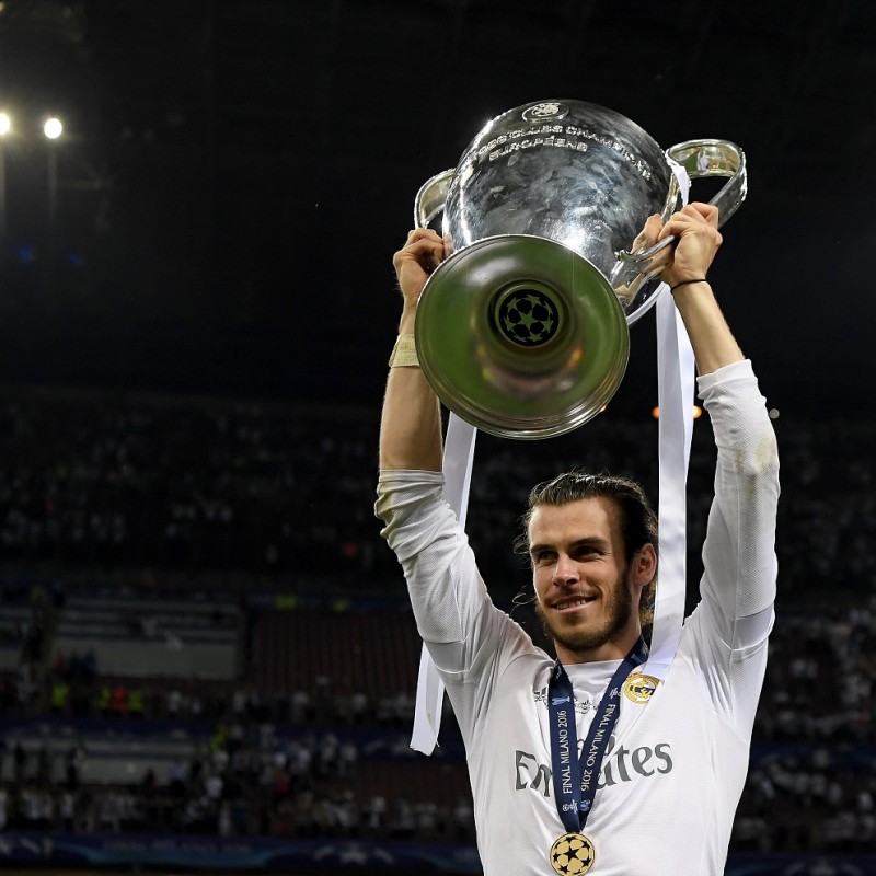 Bale Match Issued/Worn Shirt, Champions League Final