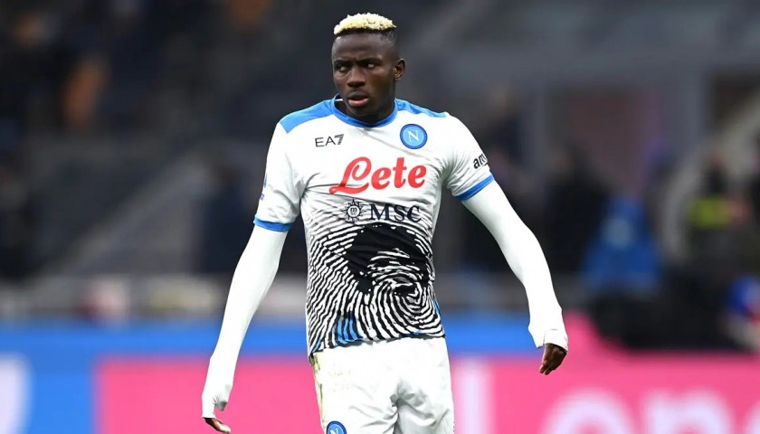 Osimhen's Match Shirt, Inter-Napoli 2021 - Maradona Game Limited Edition