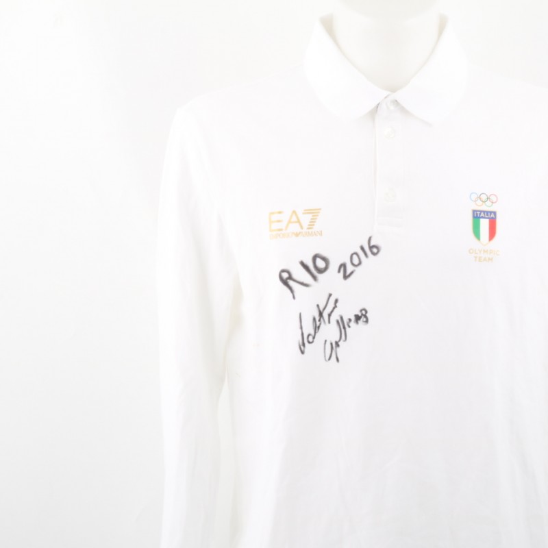 EA7 Rio 2016 Worn Shirt by Valentino Gallo