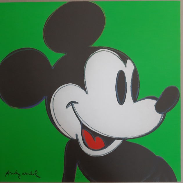 Mickey by Andy Warhol - Signed