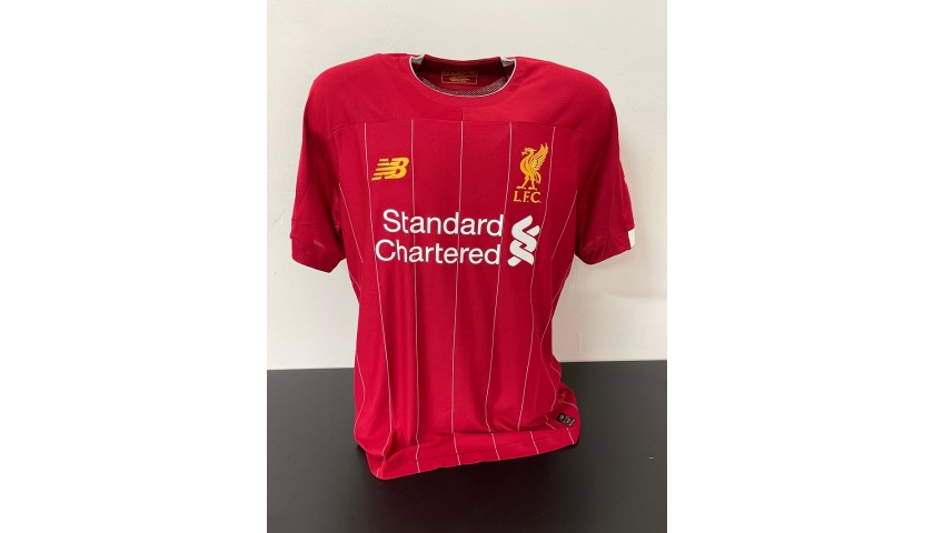 Van Dijk's Official Liverpool Signed Shirt, 2019/20