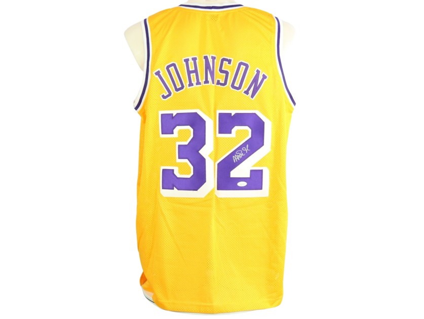 Magic Johnson Official Signed Los Angeles Jersey
