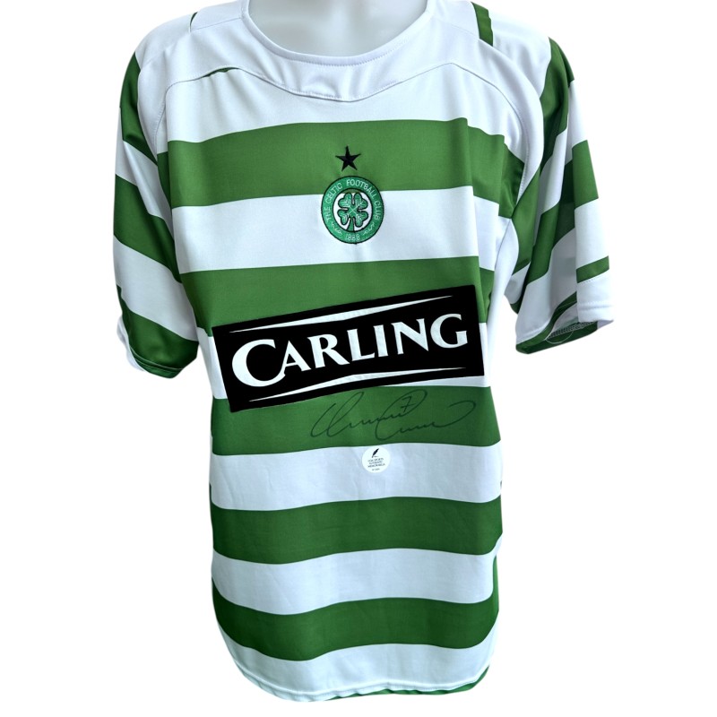 Celtic Replica Shirt, UCL 2005/06 - Signed by Henrik Larsson