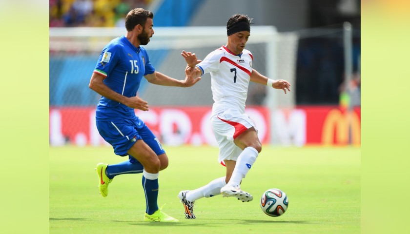 Barzagli's Italy Signed Match Shirt, World Cup 2014 