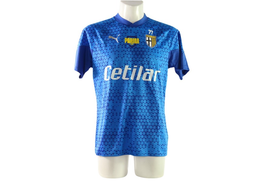 Di Chiara's Parma Worn Pre-Match Shirt, 2023/24