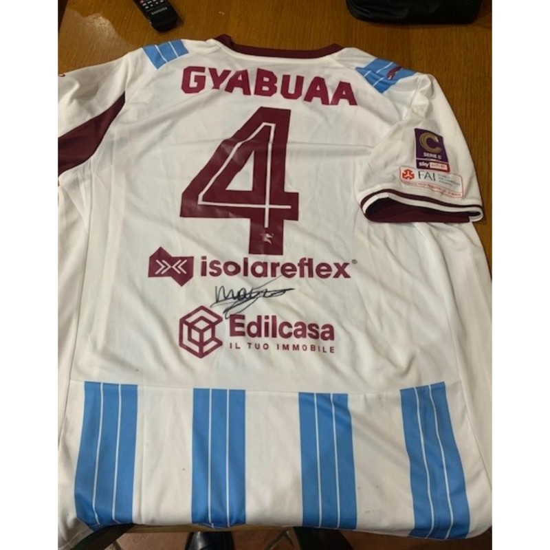 Gyabuaa's Signed Unwashed Shirt, Crotone vs Salernitana 2026 - Special Patch FAI