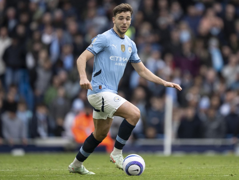 Nico Gonzalez' Match Worn & Signed Shirt from Manchester City v