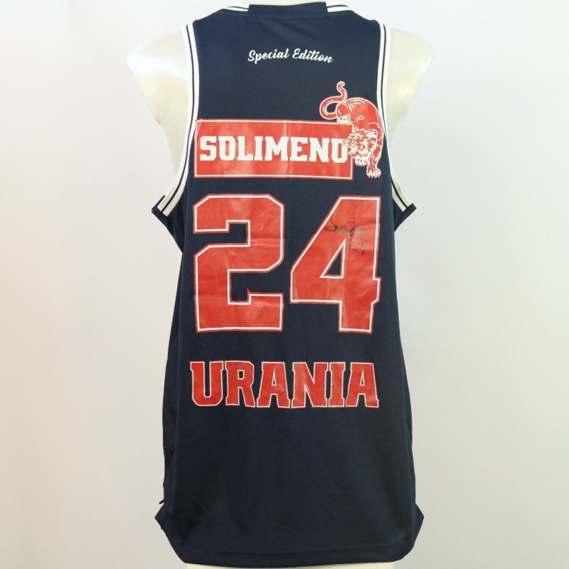 Solimeno Match Worn tank top, Urania Basket 2024 - Signed