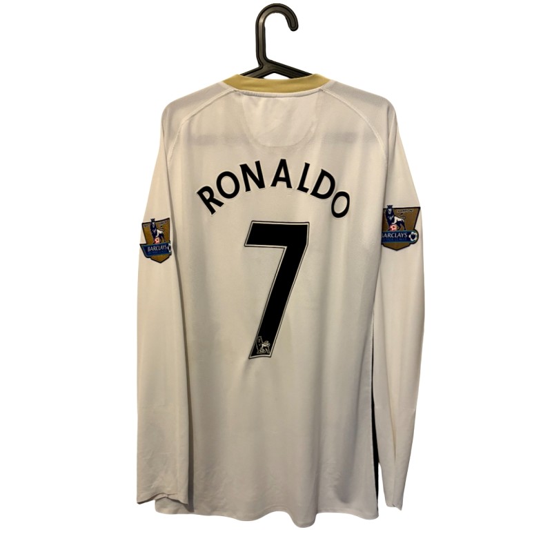 Maglia Gara Cristiano Ronaldo Manchester United vs Aston Villa, 2008