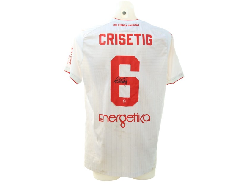 Crisetig's Signed Unwashed Shirt, Union Clodiense vs Padova 2024