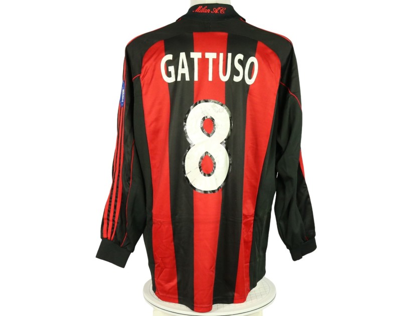 Maglia gara Gattuso Milan, 2001/02