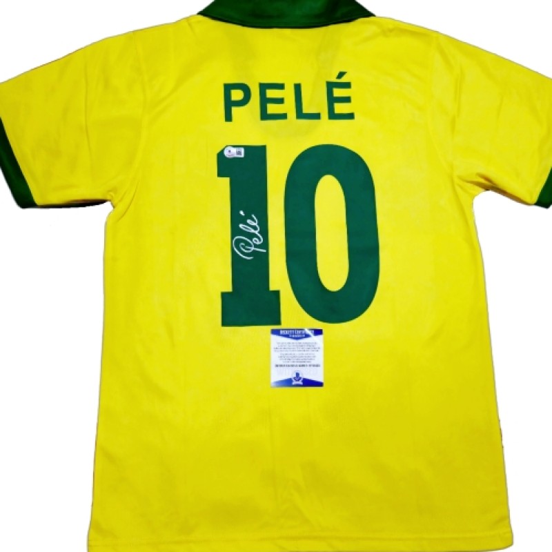 Pelé Brazil 1957 Signed Shirt