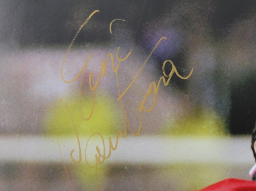 Cantona Manchester United Maxi-photo - Signed