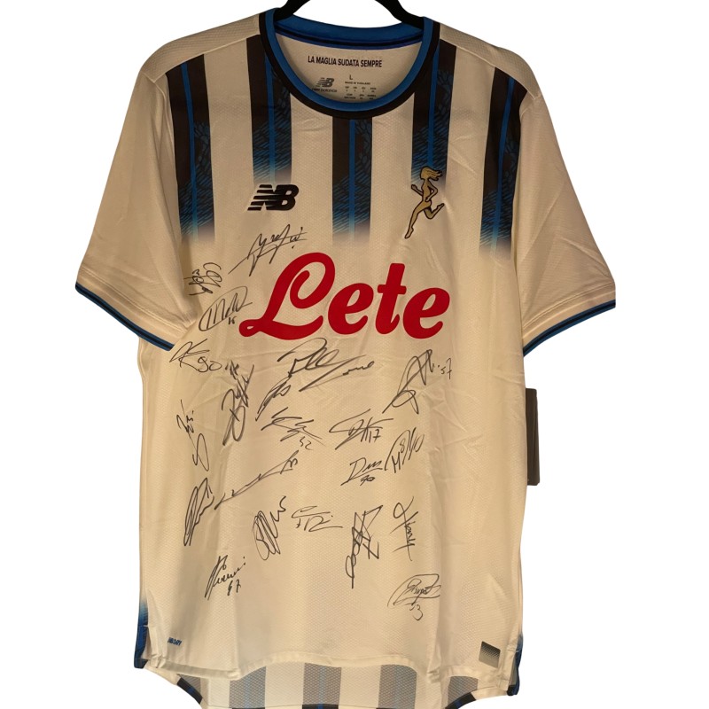 Atalanta Official Shirt, 2025/26 - Signed by the Team
