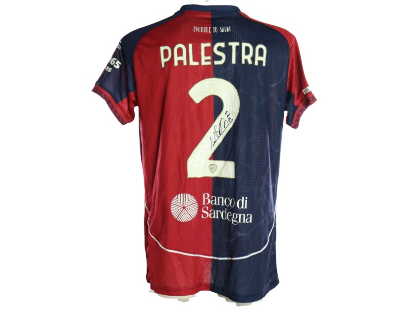 Palestra's Signed Unwashed Shirt, Cagliari vs Napoli 2026