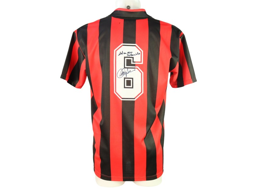 Baresi Official AC Milan Shirt, 1992/93 - Autografata