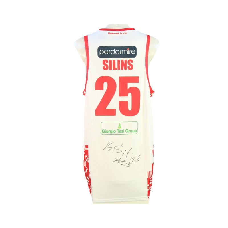 Completo Silins unwashed Estra Pistoia vs Trapani 2024 - Autografato