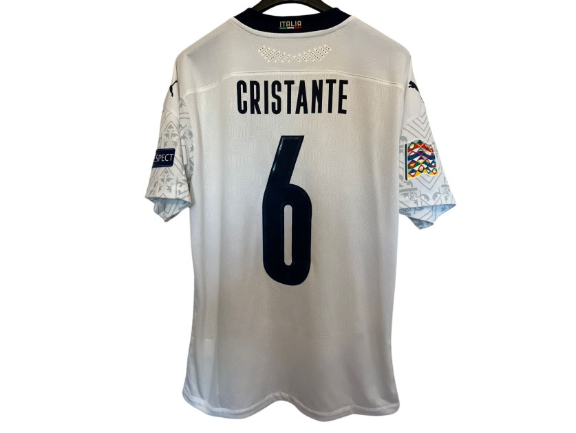 Cristante Match-Issued Shirt, Holland vs Italy UEFA Nations League 2020