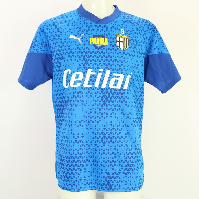 Charpentier's Parma Worn Pre-Match Shirt, 2023/24