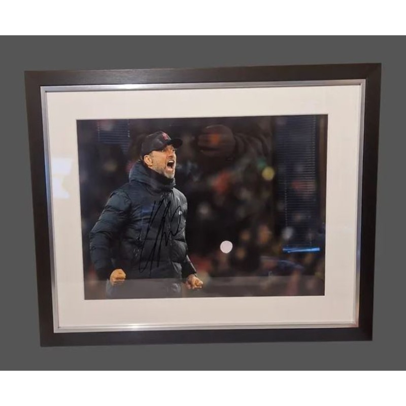 Jurgen Klopp's Liverpool Signed and Framed Picture