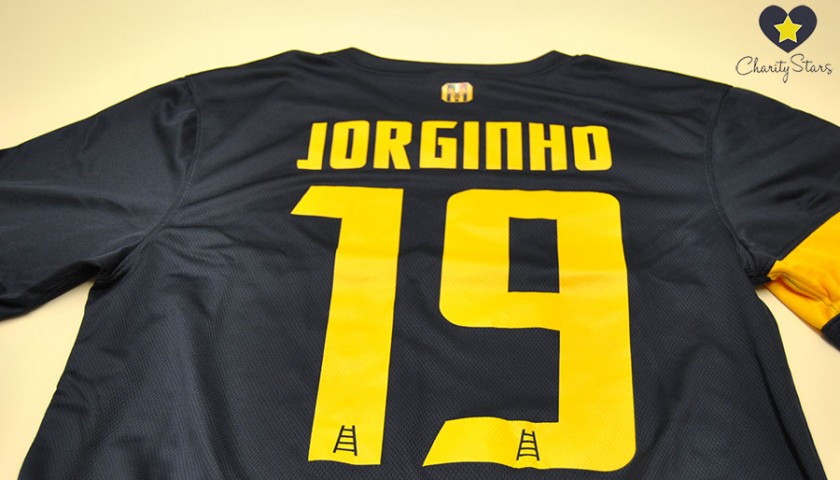 Maglia di Jorginho indossata durante Hellas Verona - Parma del 20 Ottobre 2013