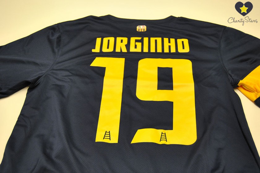 Maglia di Jorginho indossata durante Hellas Verona - Parma del 20 Ottobre 2013