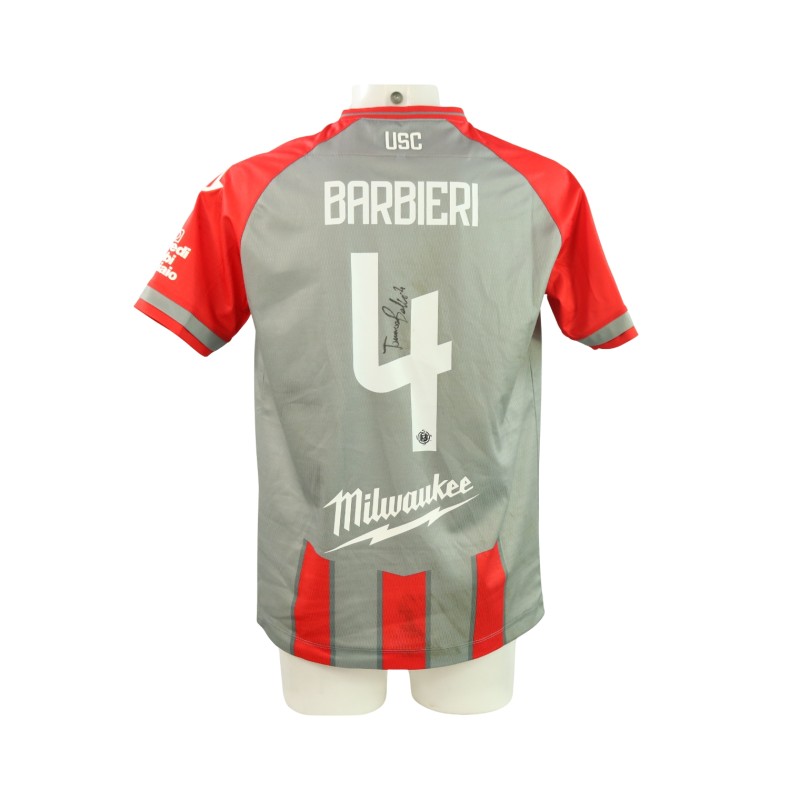 Baribieri's Signed Unwashed Shirt, Cremonese vs Salernitana 2024