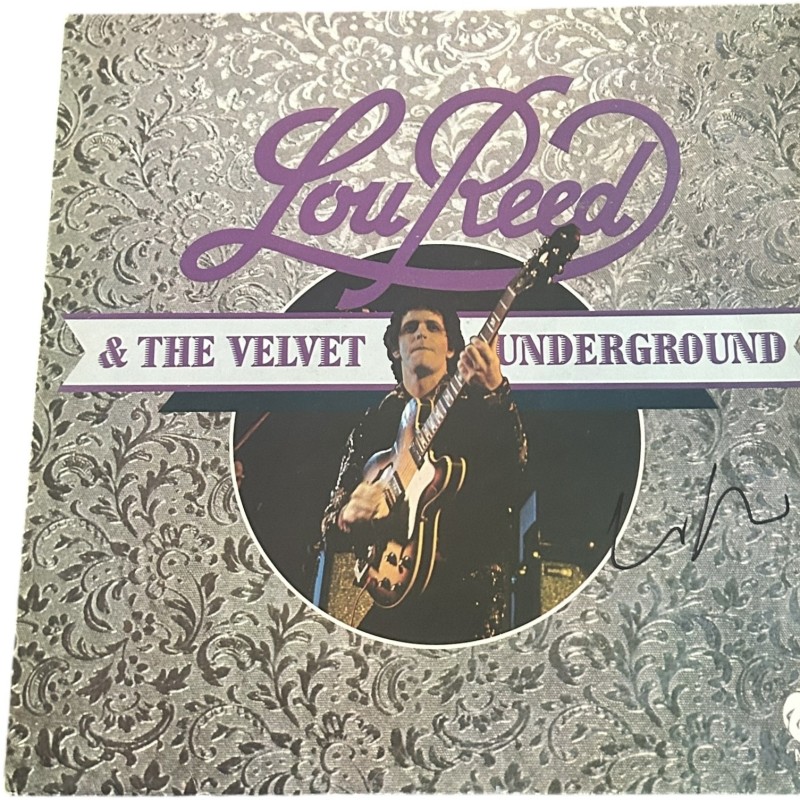 Lou Reed dei Velvet Underground LP in vinile autografato