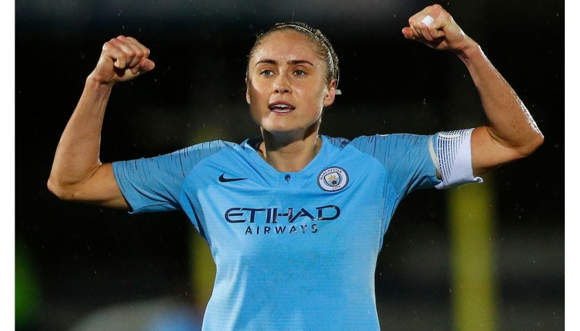 Steph Houghton Official 2018/19 Manchester City Home Shirt