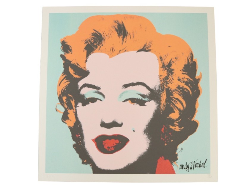 Andy Warhol "Marilyn" Signed Limited Edition with CMOA Stamp
