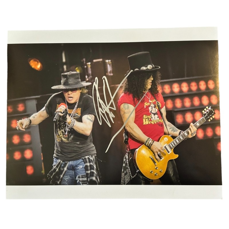 Axl Rose of Guns N' Roses Signed Photograph