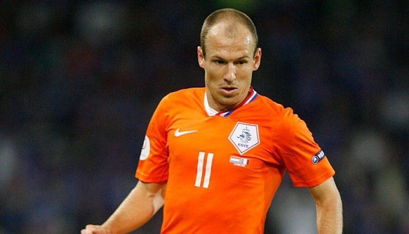 Robben's Official Netherlands Signed Shirt, 2008