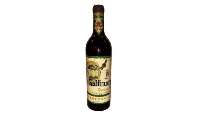 Bottle of Gattinara di Spanna, 1958  - Cantine Borgo