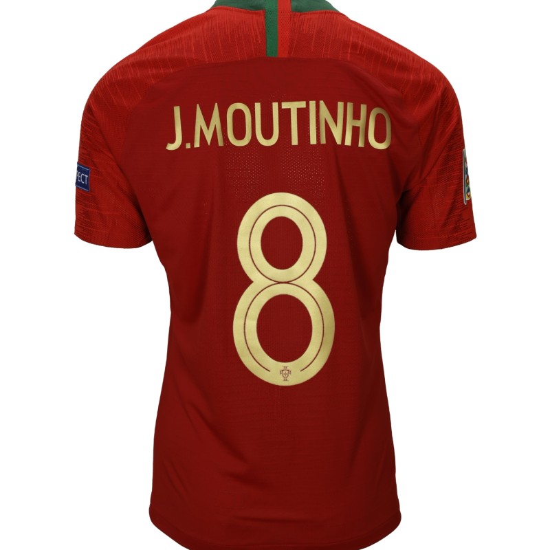 Moutinho's Portugal vs Netherlands Match-Issued Shirt, Nations League Finals 2019