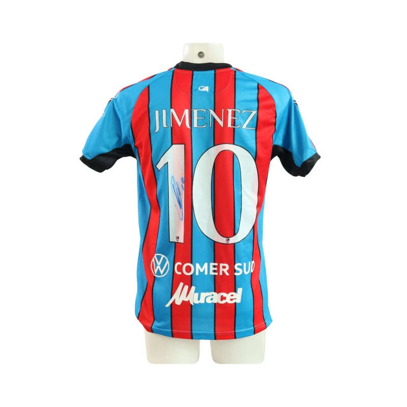 Jimenez's Catania vs Casertana Signed Unwashed Shirt, 2025