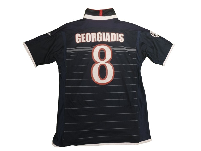 Georgiadis Georgios' Olympiacos Greece Match Worn Shirt, 2003/04