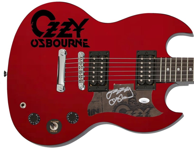 Ozzy Osbourne Signed Electric Guitar