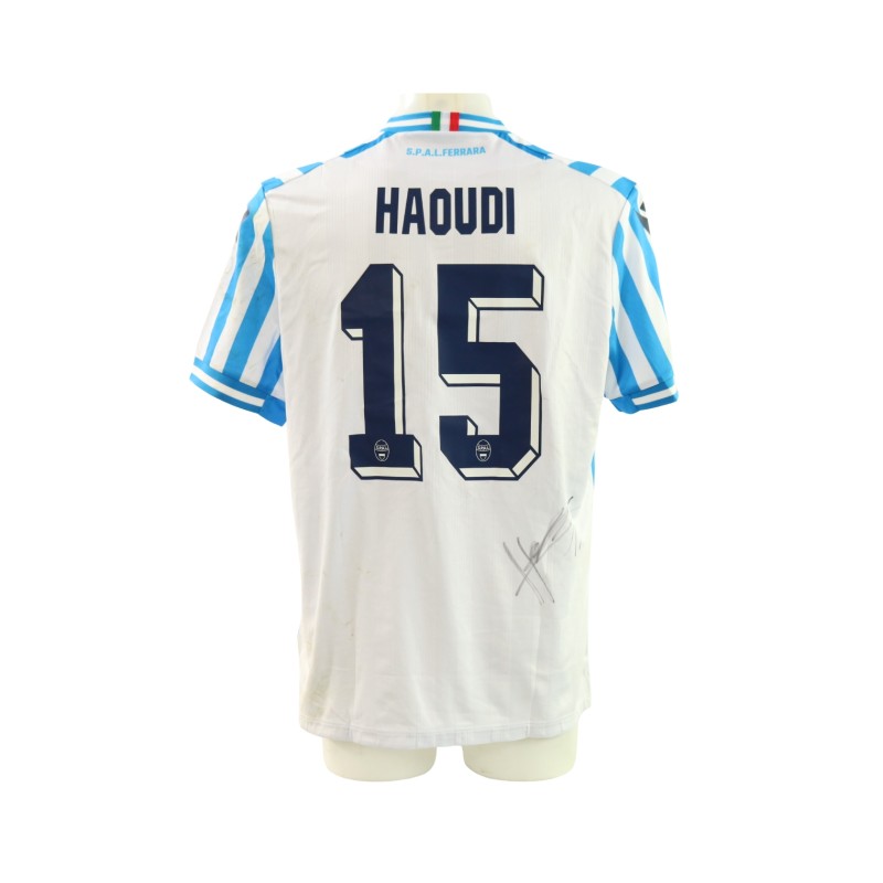 Haoudi's Signed Unwashed Shirt, SPAL vs Rimini 2025 