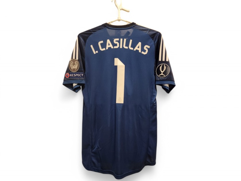 La maglia del Real Madrid 2014/15 di Iker Casillas per la partita contro il Siviglia