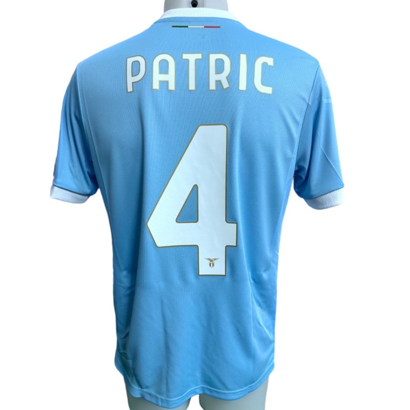 Patric's Match-Issued Shirt, Lazio vs Empoli 2024 - Special 50th Anniversary First Scudetto