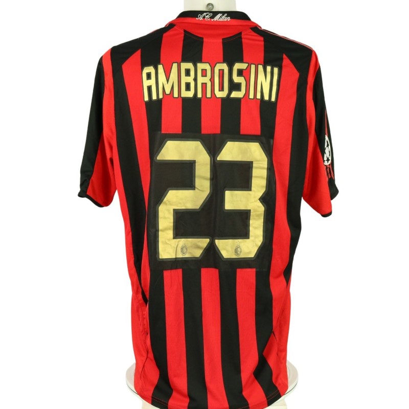 Ambrosini's AC Milan Match-Worn Shirt, 2005/06