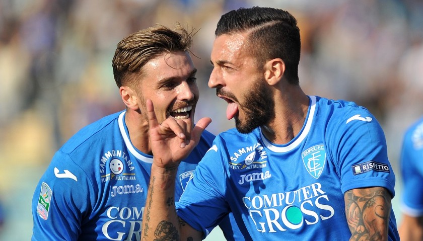 Scendi in campo come mascotte in occasione di Empoli-Spezia