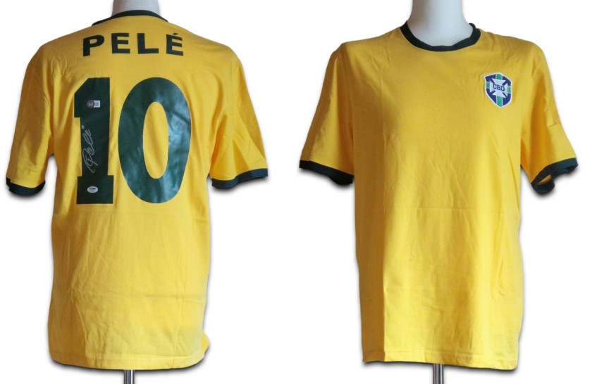 Maglia Pelé Brasile - Autografata