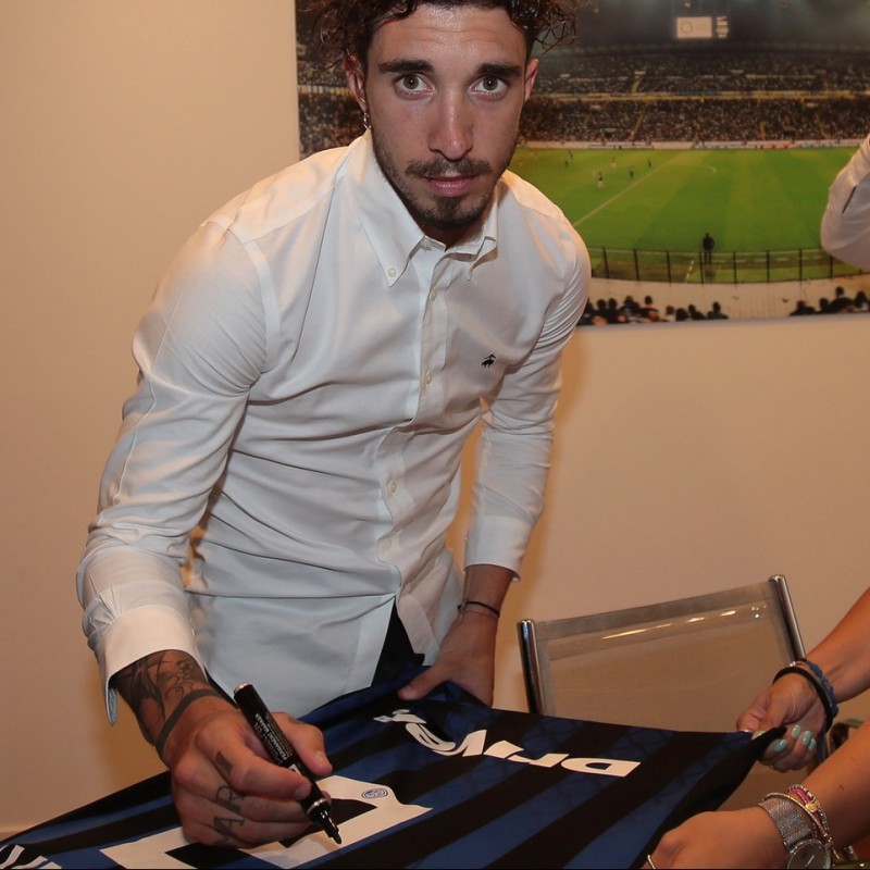 Inter Shirt Signed and Hand-Delivered by Sime Vrsaljko 